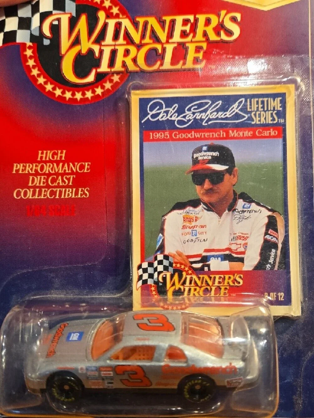Lot Of 3 Dale Earnharts Winner's Circle Stock Car Series Diecast Cars